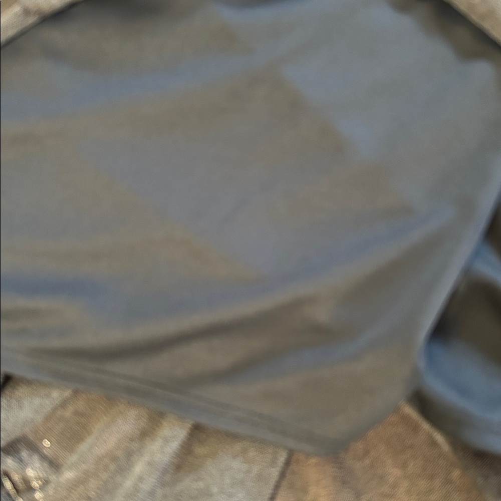Joseph Ribkoff Gray Skirt Set with Turquoise-Accent Belt - Picture 6 of 8